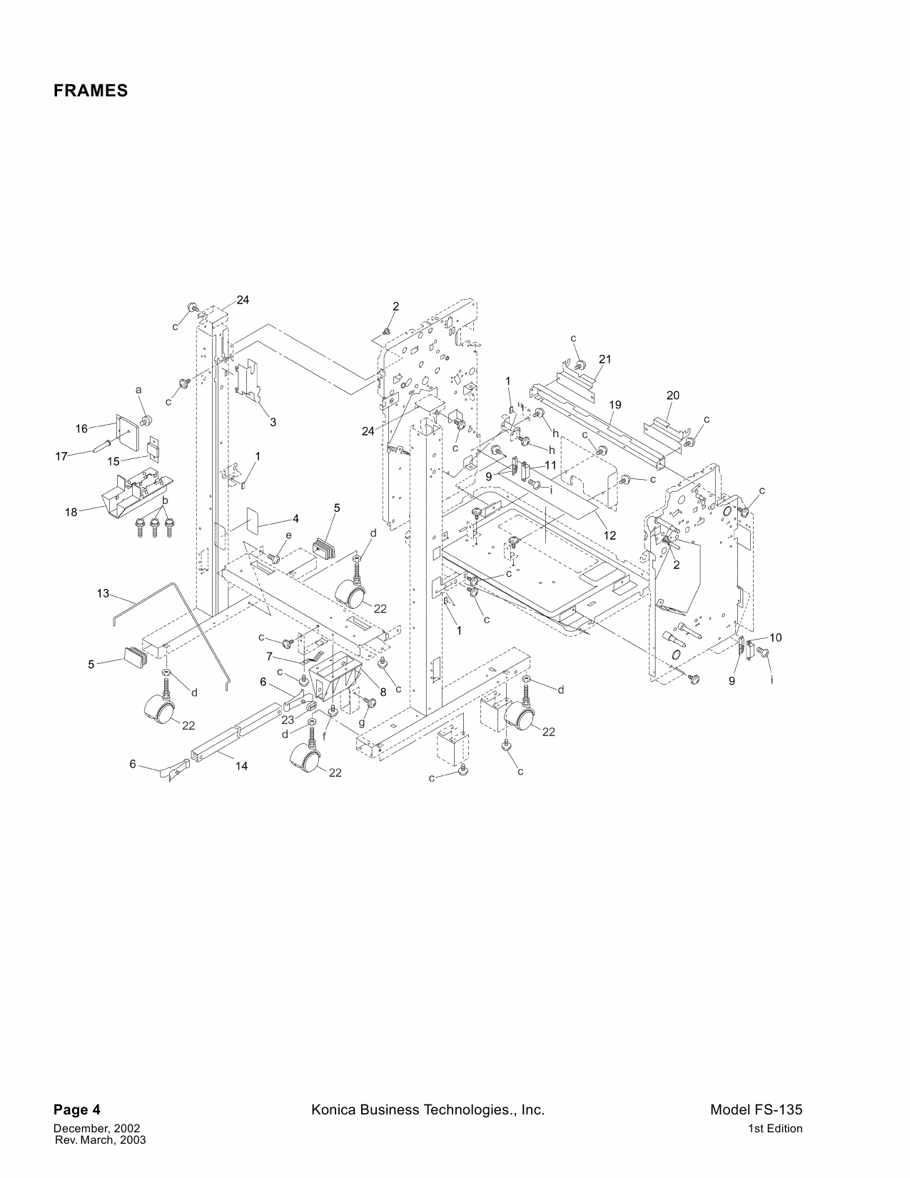 Konica-Minolta Options FS-135 Parts Manual-4